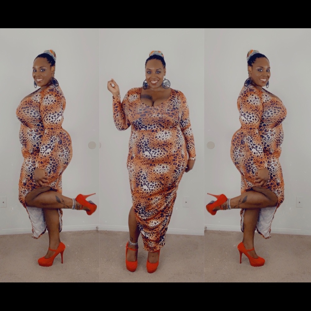 The “Pretty Leopard” Dress-PLUS SIZE